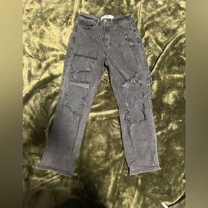 Hollister distressed vintage straight jeans